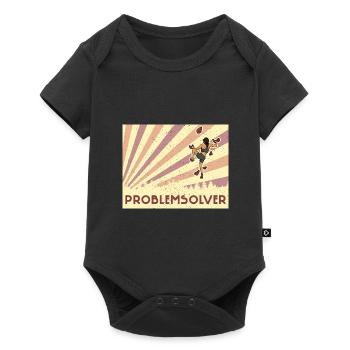 Bouldering Climbing Sports Gym Wall - Baby Premium short-sleeve bodysuit - black - Front