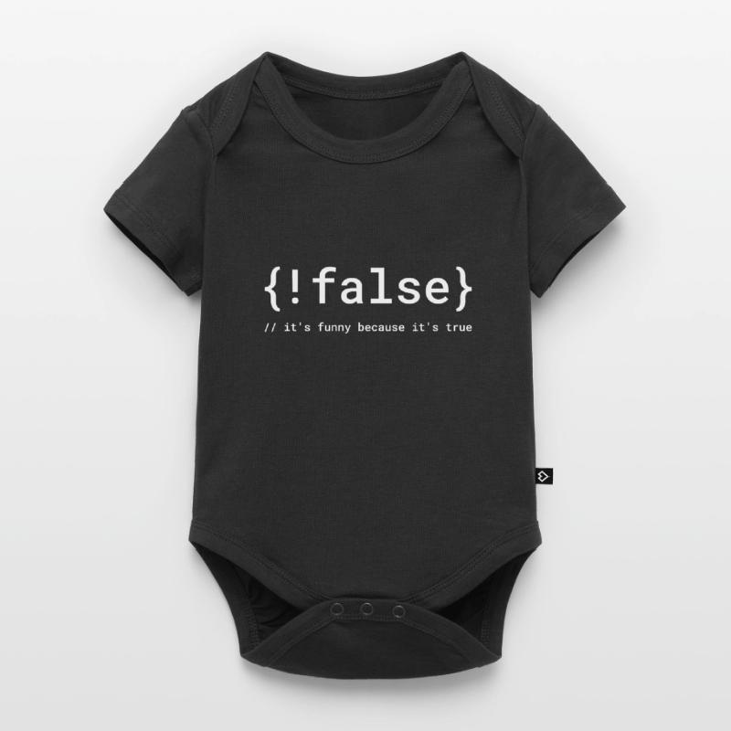 Code Humor Tee: The Logical Joke Baby Premium short-sleeve bodysuit