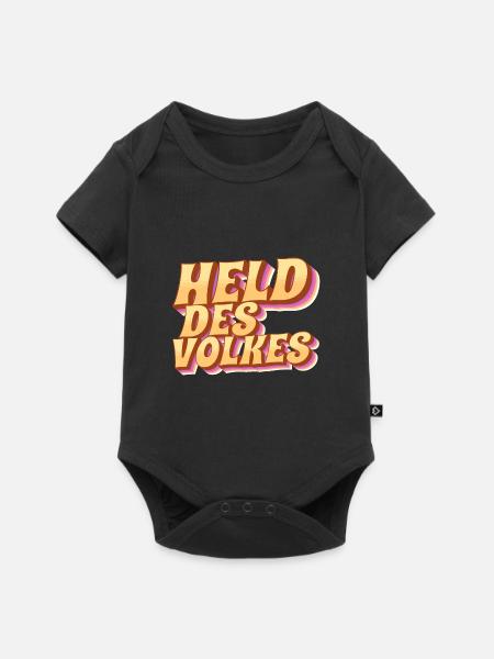 Held des Volkes - Baby Premium Kurzarmbody - Schwarz