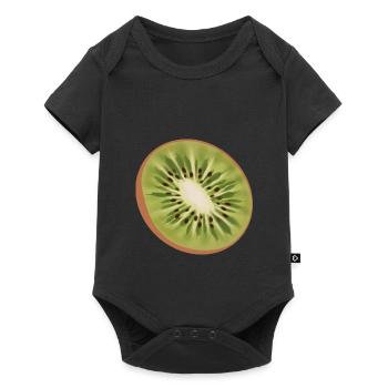 kiwi healthy fruit gift - Baby Premium short-sleeve bodysuit - black - Front