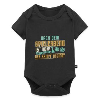 Gesellschaftsspiele Spieleabend Brettspiele - Baby Premium Kurzarmbody - Schwarz - Vorne