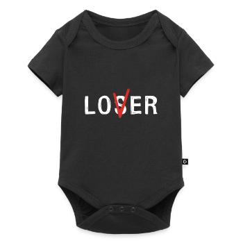 Loser or Lover - Baby Premium short-sleeve bodysuit - black - Front