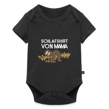 Sloth Faulenzer Süßes Faultier Geschenk - Baby Premium Kurzarmbody - Schwarz - Vorne