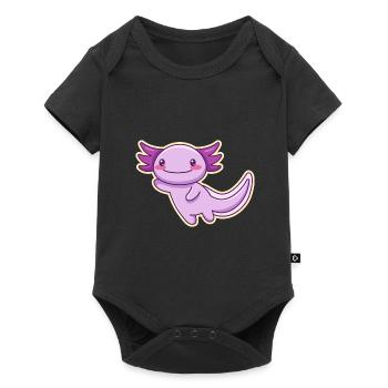 Purple Axolotl Design for Axolotl Lovers - Baby Premium short-sleeve bodysuit - black - Front