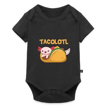Tacolotl Pun Design for Axolotl Lovers - Baby Premium short-sleeve bodysuit - black - Front