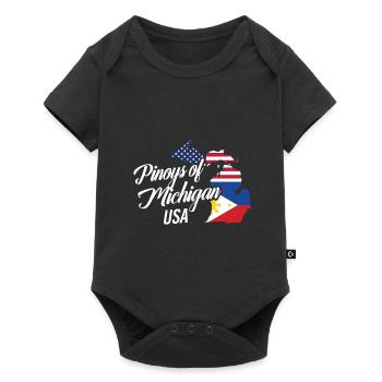 Les Philippins du Michigan conçoivent pour Proud Fil-Ams - Body à manches courtes Premium Bébé - noir - Devant