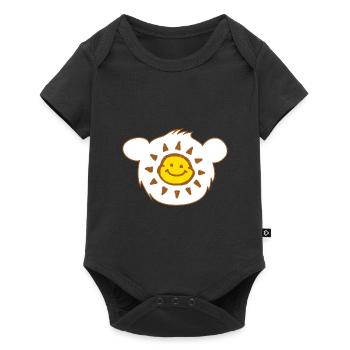Happy cute bears sun sunshine - Baby Premium short-sleeve bodysuit - black - Front