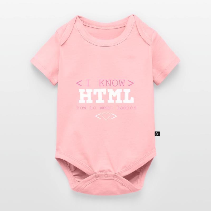 HTML Editor Hypertext Markup Language Webdokument Baby Premium Kurzarmbody