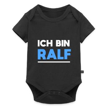 Ralf Name Spruch für stolze Ralfs - Baby Premium Kurzarmbody - Schwarz - Vorne