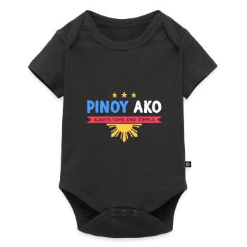 Pinoy Ako joke for Filipino Americans - Baby Premium short-sleeve bodysuit - black - Front