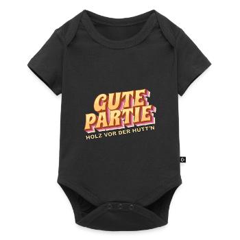 Bon jeu - bois devant la cabane - Body à manches courtes Premium Bébé - noir - Devant
