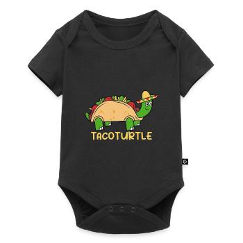 Mexican Food Fiesta Taco Tacoturtle - Baby Premium short-sleeve bodysuit - black - Front