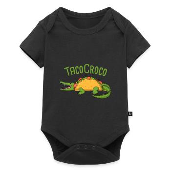 Cuisine mexicaine Fiesta Taco Tacocroco - Body à manches courtes Premium Bébé - noir - Devant