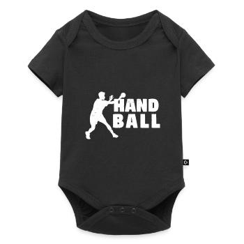 Handball Handball Player Ball Sport - Baby Premium short-sleeve bodysuit - black - Front