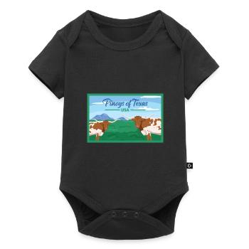 Texas Fil-Am Design for Proud Pinoys - Baby Premium short-sleeve bodysuit - black - Front