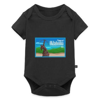 Oklahoma Fil-Am Design for Proud Pinoys - Baby Premium short-sleeve bodysuit - black - Front