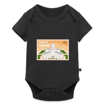 Wisconsin Fil-Am Design pour les fiers Pinoys - Body à manches courtes Premium Bébé - noir - Devant