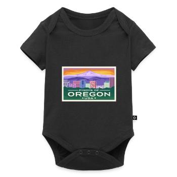 Conception Oregon Fil-Am pour les fiers Pinoys - Body à manches courtes Premium Bébé - noir - Devant