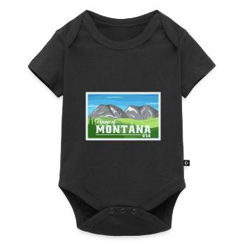 Montana Fil-Am Design pour les fiers Pinoys - Body à manches courtes Premium Bébé - noir - Devant