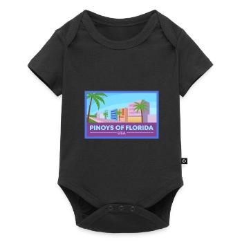Design Florida Fil-Am pour les fiers Pinoys - Body à manches courtes Premium Bébé - noir - Devant