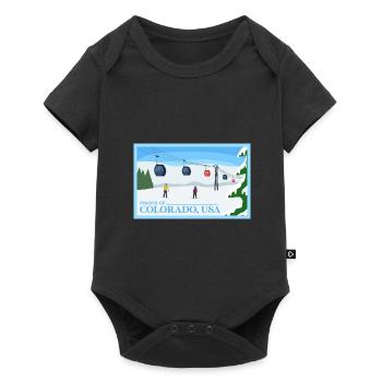 Colorado Fil-Am design pour les fiers Pinoys - Body à manches courtes Premium Bébé - noir - Devant