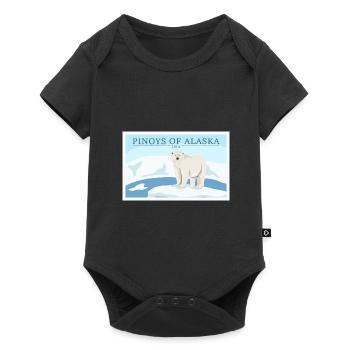 Alaska Fil-Am design pour les fiers Pinoys - Body à manches courtes Premium Bébé - noir - Devant