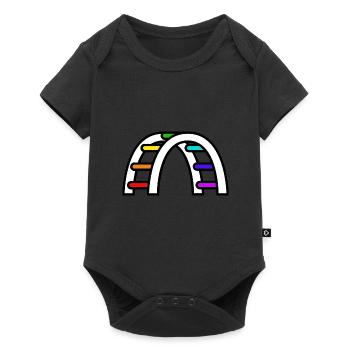 LGBTQ Pride Bridge - Baby Premium short-sleeve bodysuit - black - Front