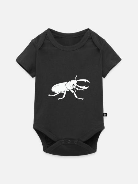 Insekt - Baby Premium Kurzarmbody - Schwarz