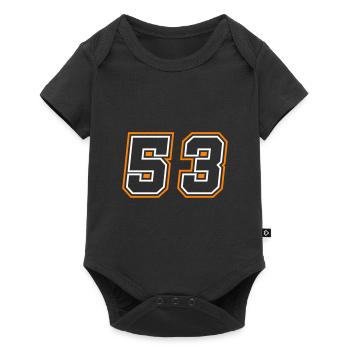 53 Number Symbol - Baby Premium short-sleeve bodysuit - black - Front