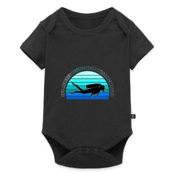 C’est toujours la saison de plongée quelque part - Body à manches courtes Premium Bébé - noir - Devant