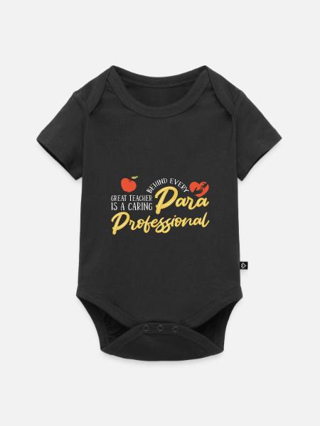Paraprofessional - Baby Premium Kurzarmbody - Schwarz