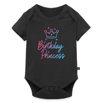 Birthday Princess - Baby Premium Kurzarmbody - Schwarz - Vorne