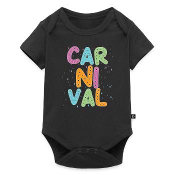 carnival - Baby Premium short-sleeve bodysuit - black - Front