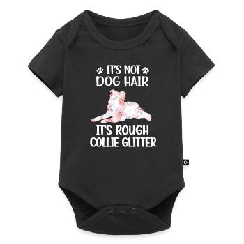 Longhair Collie Lover Collie Mama - Baby Premium short-sleeve bodysuit - black - Front