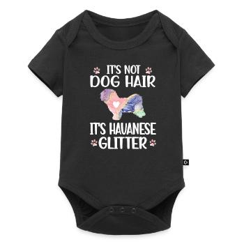 Havanese Liebhaber Hundebesitzer Havanese Mama - Baby Premium Kurzarmbody - Schwarz - Vorne