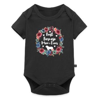 Bouvier bernois Mama propriétaire d'un bouvier bernois - Body à manches courtes Premium Bébé - noir - Devant