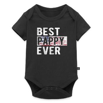 Meilleur papy papy Papy Papy - Body à manches courtes Premium Bébé - noir - Devant