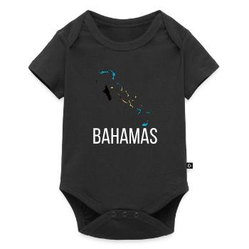 Bahamian Bahamas Origin Bahamian Flag - Baby Premium short-sleeve bodysuit - black - Front