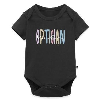 Optician Gifts Optician Optometrist - Baby Premium short-sleeve bodysuit - black - Front