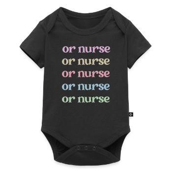 Surgical Nurse Surgical Nurse Nurse - Baby Premium short-sleeve bodysuit - black - Front