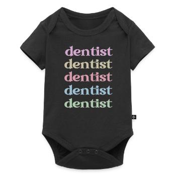 Dentist Gift Dentist Dentist - Baby Premium short-sleeve bodysuit - black - Front