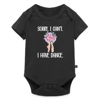 Cadeau de danseuse de ballet ballerine danseuse de ballet - Body à manches courtes Premium Bébé - noir - Devant