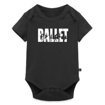 Ballet Dancer Gift Ballerina Ballet Dancer - Baby Premium short-sleeve bodysuit - black - Front