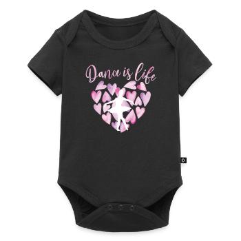 Ballet Dancer Gift Ballerina Ballet Dancer - Baby Premium short-sleeve bodysuit - black - Front