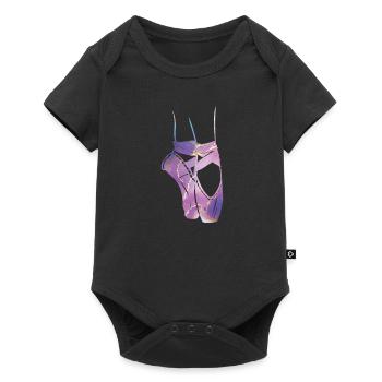 ballet dancer ballerina ballet dance ballerina - Baby Premium short-sleeve bodysuit - black - Front