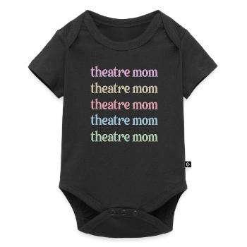 Fier Théâtre Mama Théâtre Acteur Mère - Body à manches courtes Premium Bébé - noir - Devant