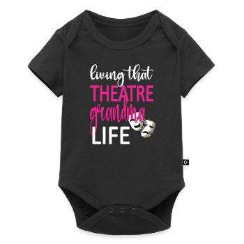 Fière Théâtre Grand-mère Théâtre Acteur Grand-mère - Body à manches courtes Premium Bébé - noir - Devant