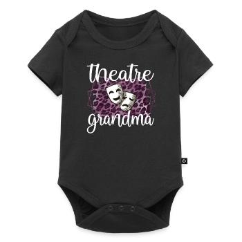 Fière Théâtre Grand-mère Théâtre Acteur Grand-mère - Body à manches courtes Premium Bébé - noir - Devant