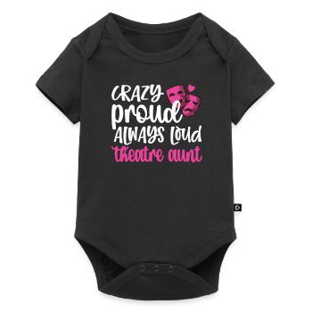 Proud Theatre Aunt Theatre Actor Aunt - Baby Premium short-sleeve bodysuit - black - Front