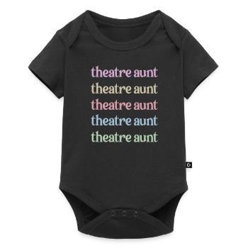 Proud Theatre Aunt Theatre Actor Aunt - Baby Premium short-sleeve bodysuit - black - Front